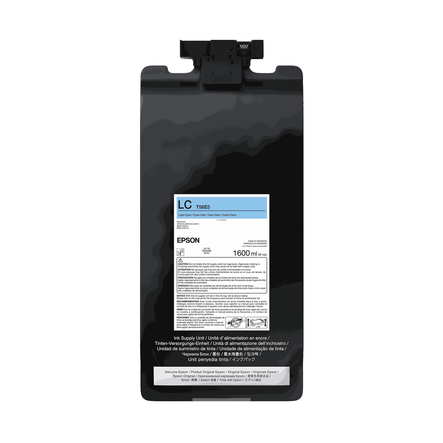 Epson T56E UltraChrome PRO12 1.6L Ink Bag - Light Cyan