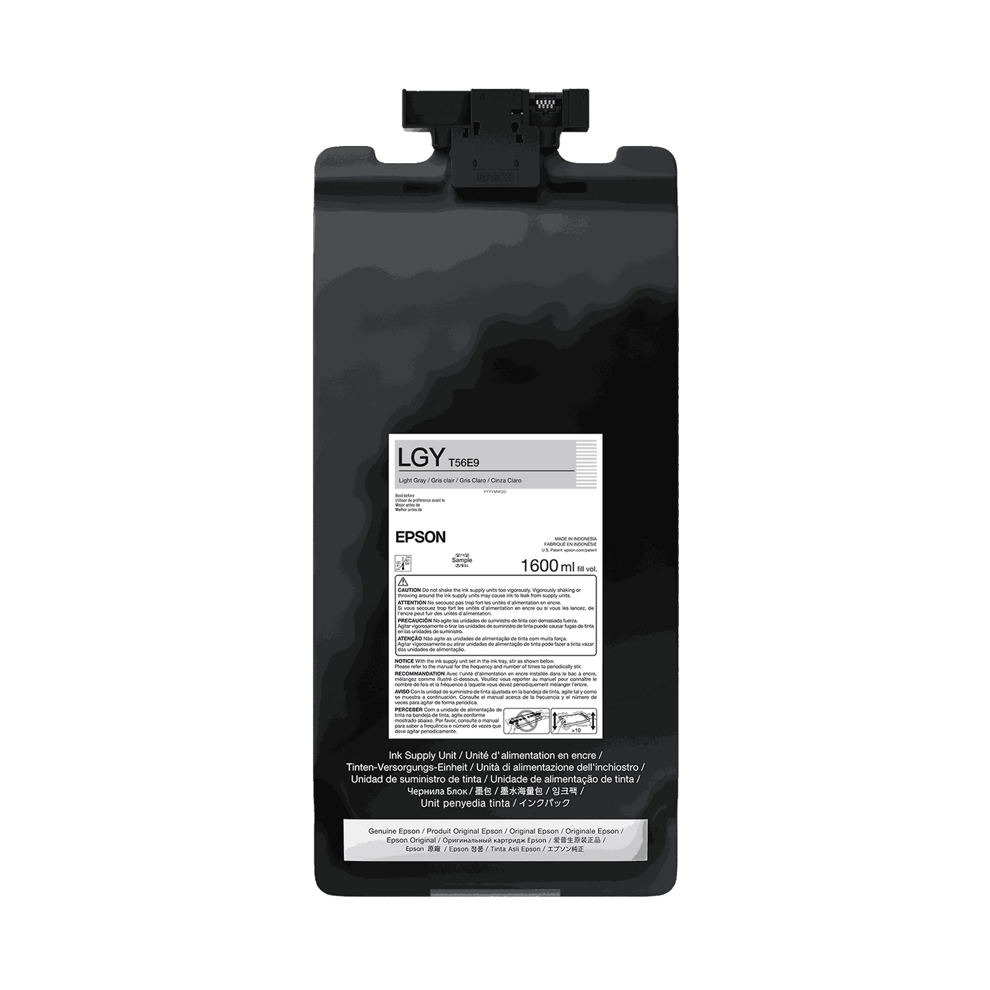 Epson PRO12 1.6L Light Gray Ink Bag T56E