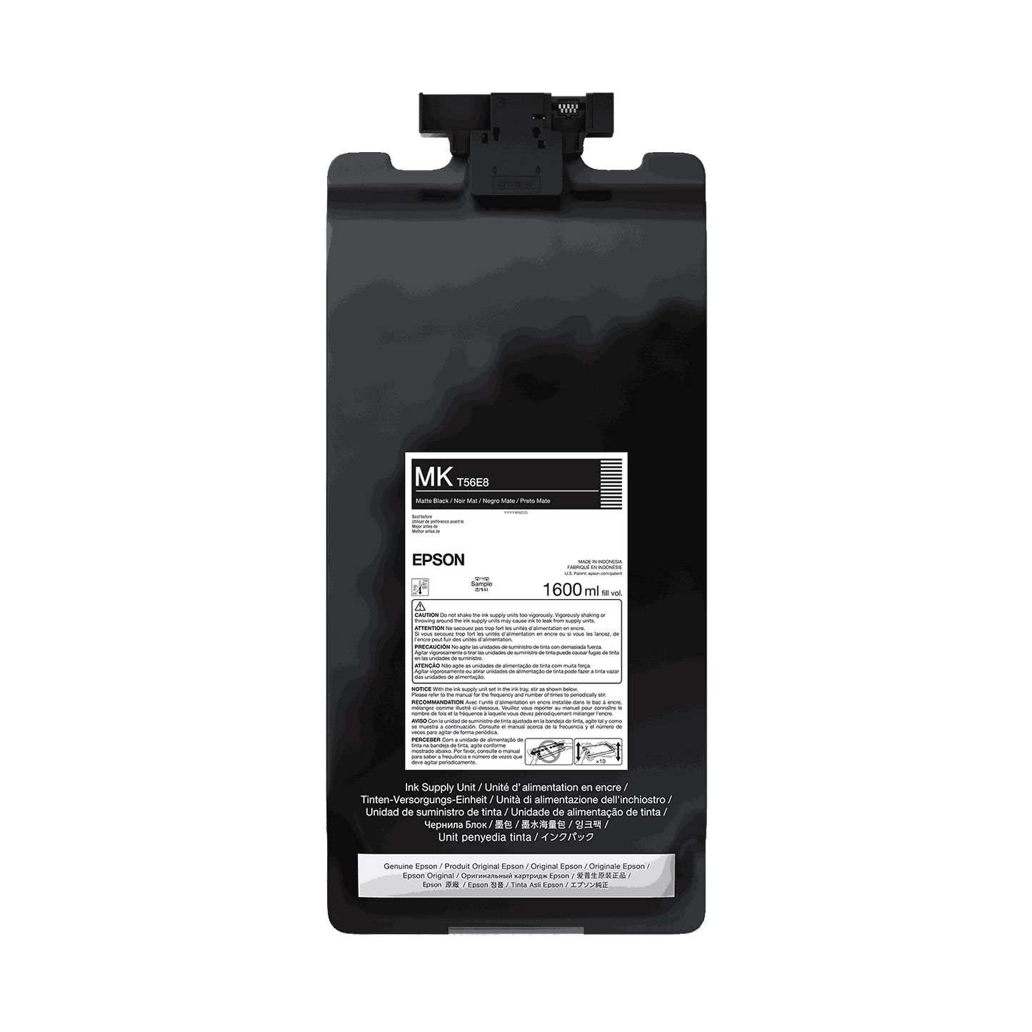 Epson T56E UltraChrome PRO12 1.6L Ink Bag - Matte Black