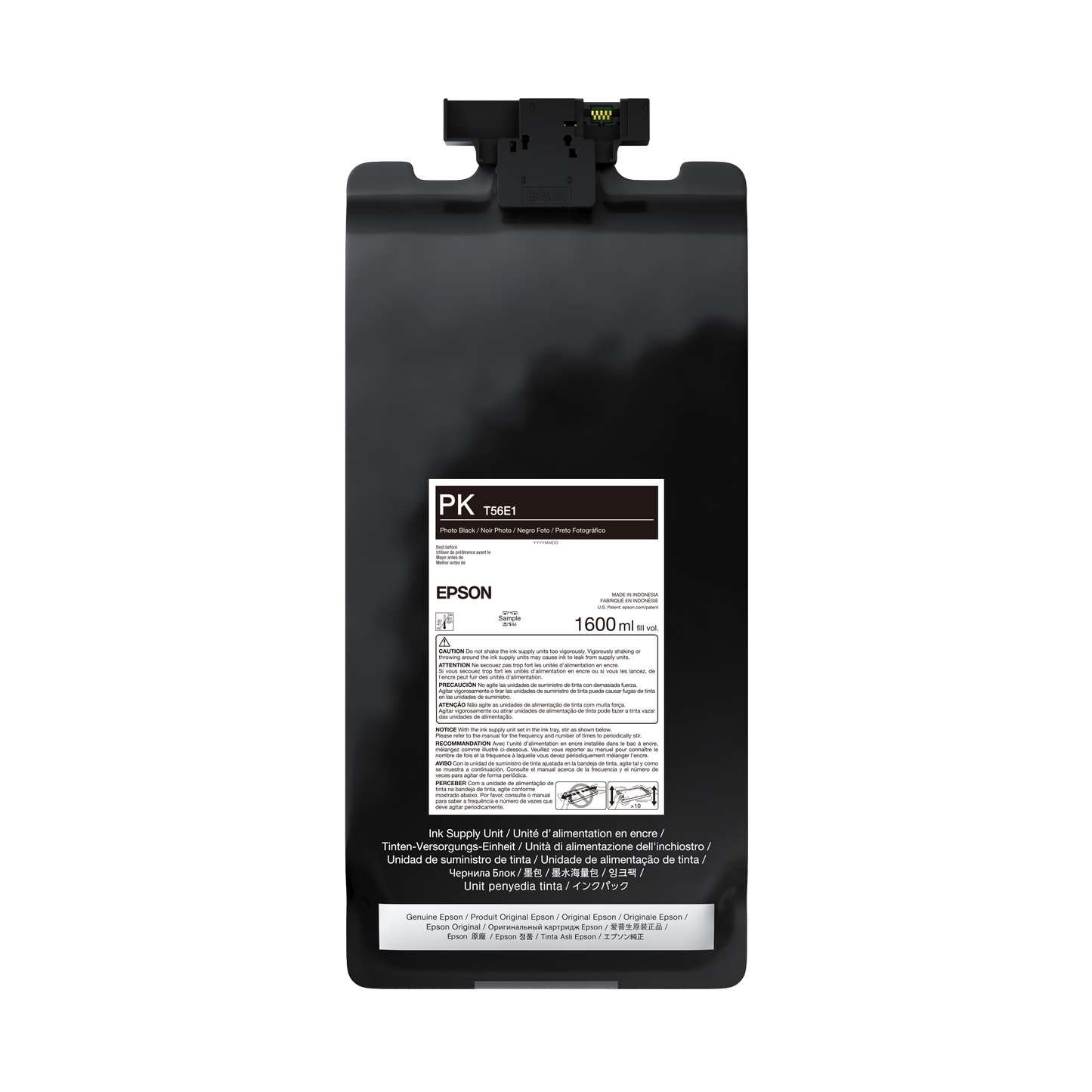 Epson T56E UltraChrome PRO12 1.6L Ink Bag - Photo Black