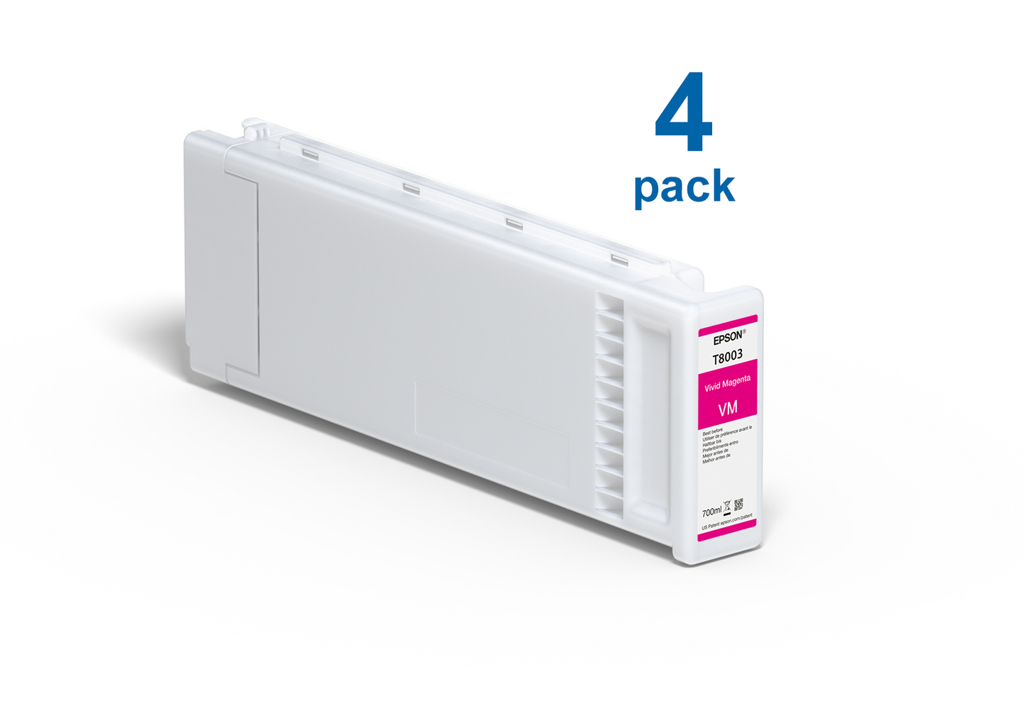 UltraChrome Pro Vivid Magenta 700ml Ink (4 Pack) for the Epson P10000 & P20000