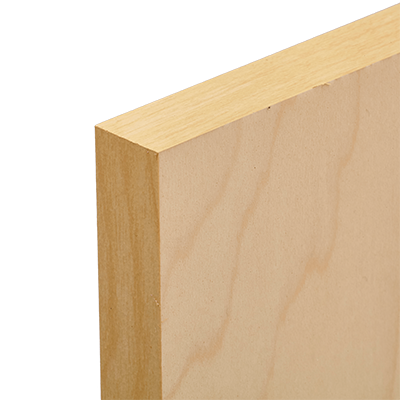 ChromaLuxe 10" x 10" Matte Clear Natural Maple Wood Panel Case of 14