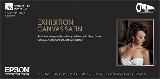 Epson Exhibition Canvas Satin - 17" x 40' Roll