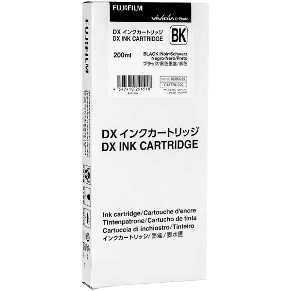Fuji DX100 Black Ink (200 ml)
