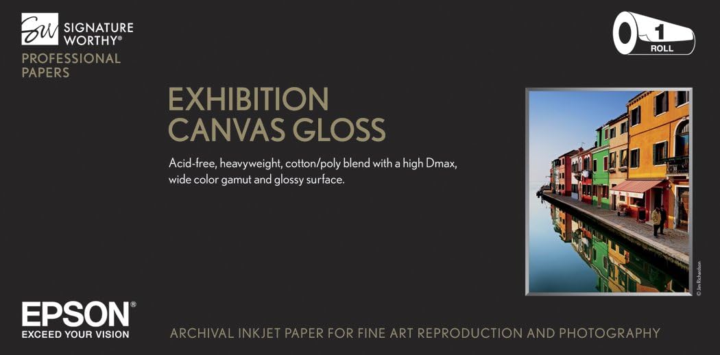 Epson Exhibition Canvas Gloss - 17" x 40' Roll