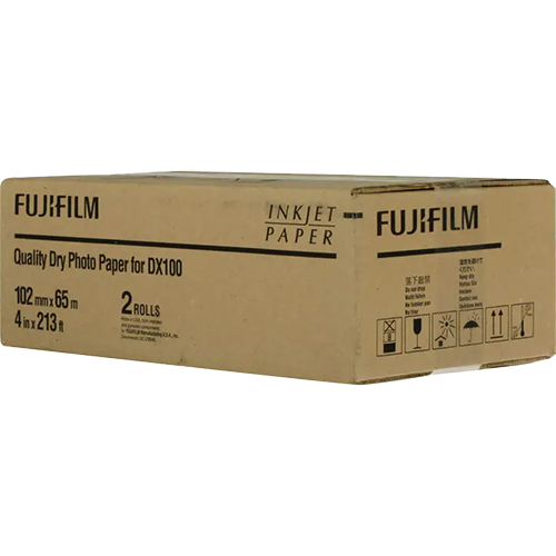 Fuji DX100/DX400W 4" x 213' Lustre Paper 2 Pack