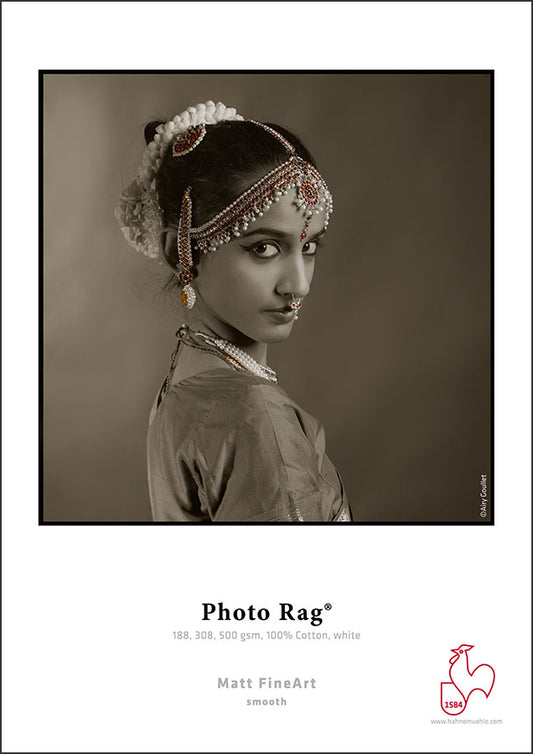 Hahnemuhle Photo Rag 188gsm - 11" x 17" 25 Sheets