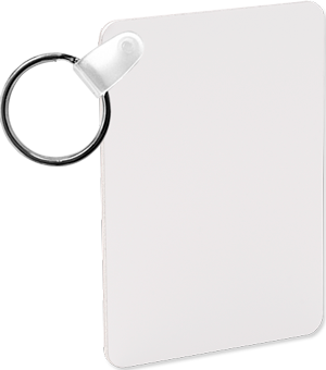 Unisub 1.6" x 2.25" Aluminum key Chain Rectangle 2 Sided
