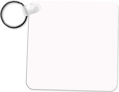Unisub 2.25" x 2.25" Aluminum Key Chain Square 1 Sided