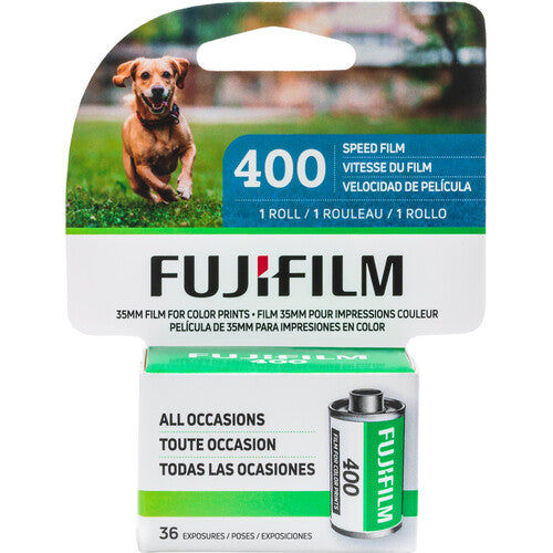 Fujifilm 400 Color Negative 35mm Roll Film - Pack of 10 single rolls