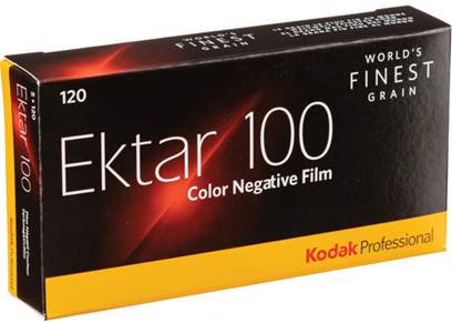 Kodak Professional Ektar 100 Color Negative Film - 120 Roll Film, 5-Pack