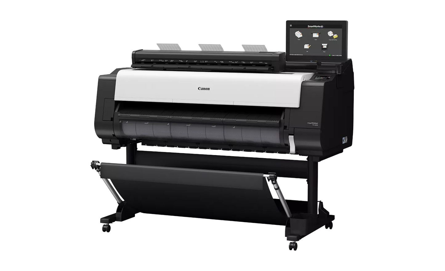 Canon imagePROGRAF TX-4200 44” Large Format Printer MFP w/ Z36 Scanner, Stand and Catch Basket