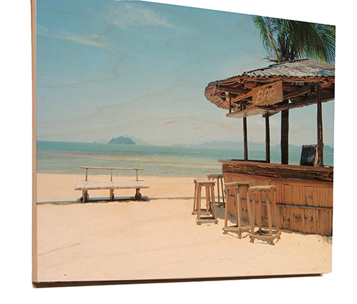 ChromaLuxe 11" x 14" Matte Clear Natural Maple Wood Panel Case of 9