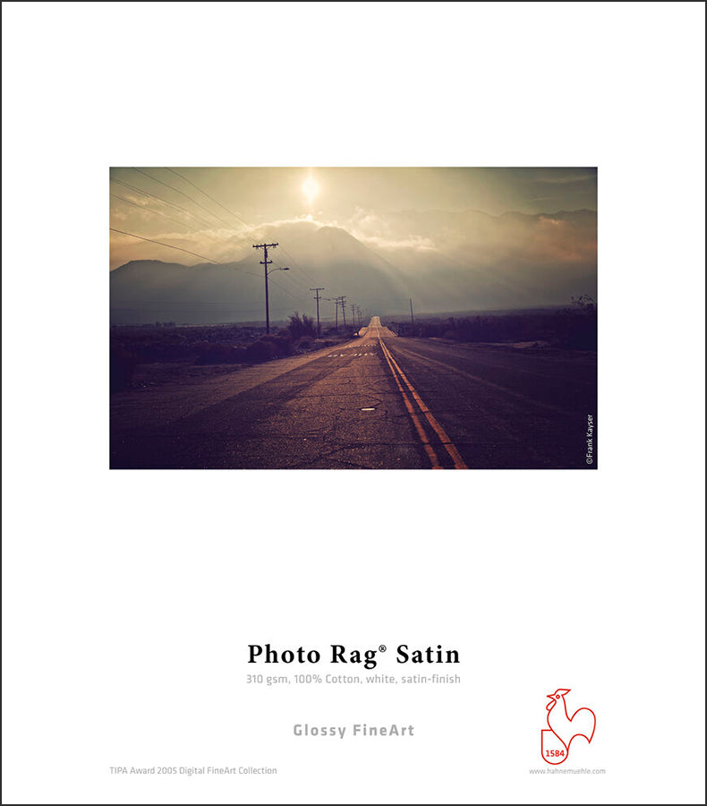 Hahnemuhle Photo Rag Satin 310gsm - 17" x 22" 25 Sheets