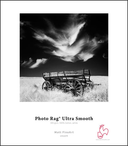 Hahnemuhle Photo Rag Ultra Smooth 305gsm - 17" x 22" 25 Sheets