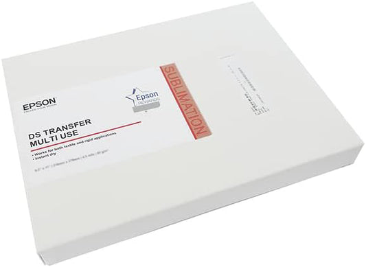 Epson Dye Sublimation Multi-Use Transfer Paper - 8.5" x 11" 100 Sheets