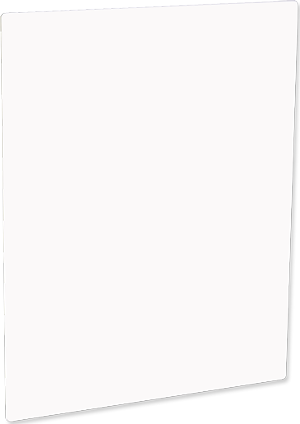ChromaLuxe 11" x 14" Semi-Gloss White HD Aluminum Photo Panel Case of 10