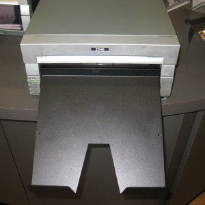 Optional metal tray (print catcher) for the DNP DS40 photo printer