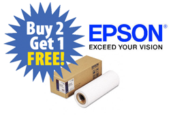 Buy 2 Get 1 Free Epson Exhibition Fiber Paper