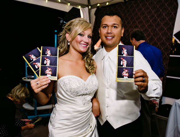 Krista & Daniel's Wedding with 4x8 Jumbo Photo Strips