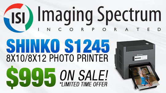 Shinko S1245 8x10 8x12 photo printer on sale at imaging spectrum