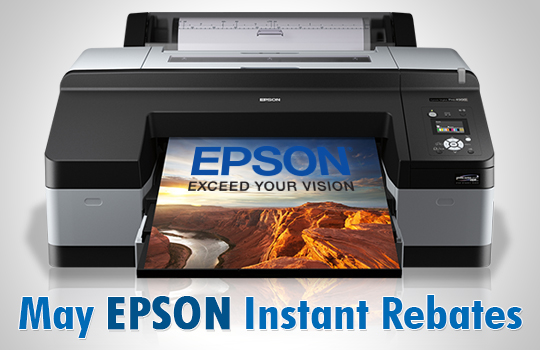 New Epson Rebates for May 2013
