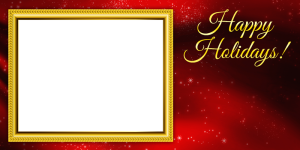 Free 4x8 Holiday Photo Card Template