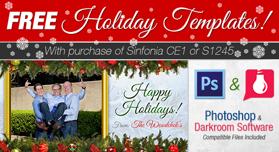 Free Holiday Templates with purchase of Sinfonia CE1 Photo Printer