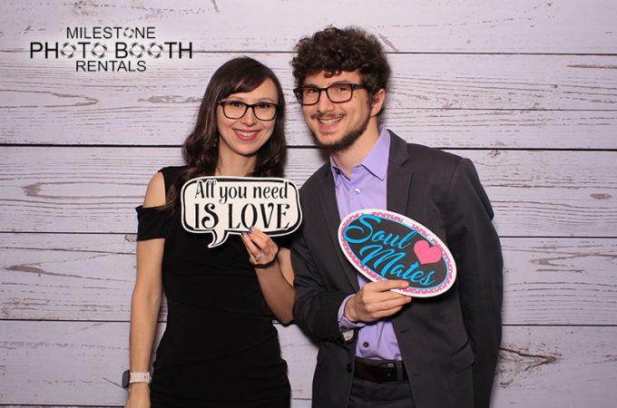 Shayn Satten (right) owner of Milestone Photo Booth