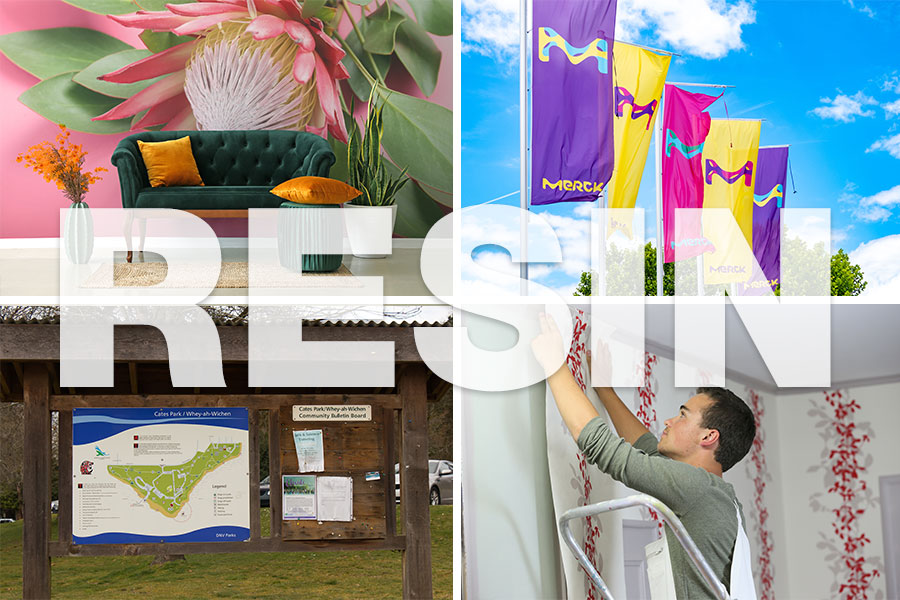 resin printing banner