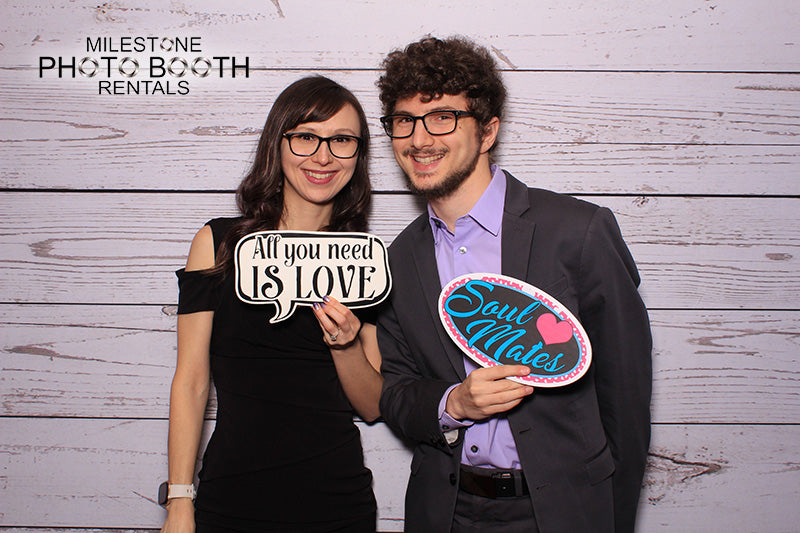 Shayn Satten (right) owner of Milestone Photo Booth