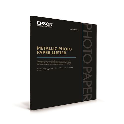 Epson Metallic Luster - 17" x 22" 25 Sheets (S045598)