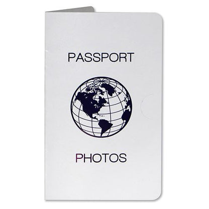 Passport Print Folder - White (100 Count)