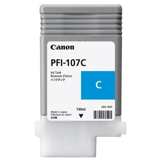 Canon  PFI-107 Ink, 130 ml - Cyan