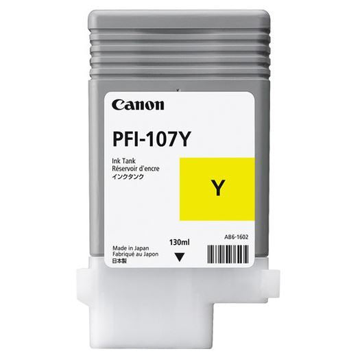 Canon  PFI-107 Ink, 130 ml - Yellow