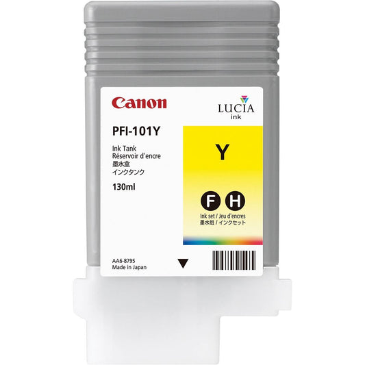 Canon PFI-101Y Ink, 130 ml - Yellow