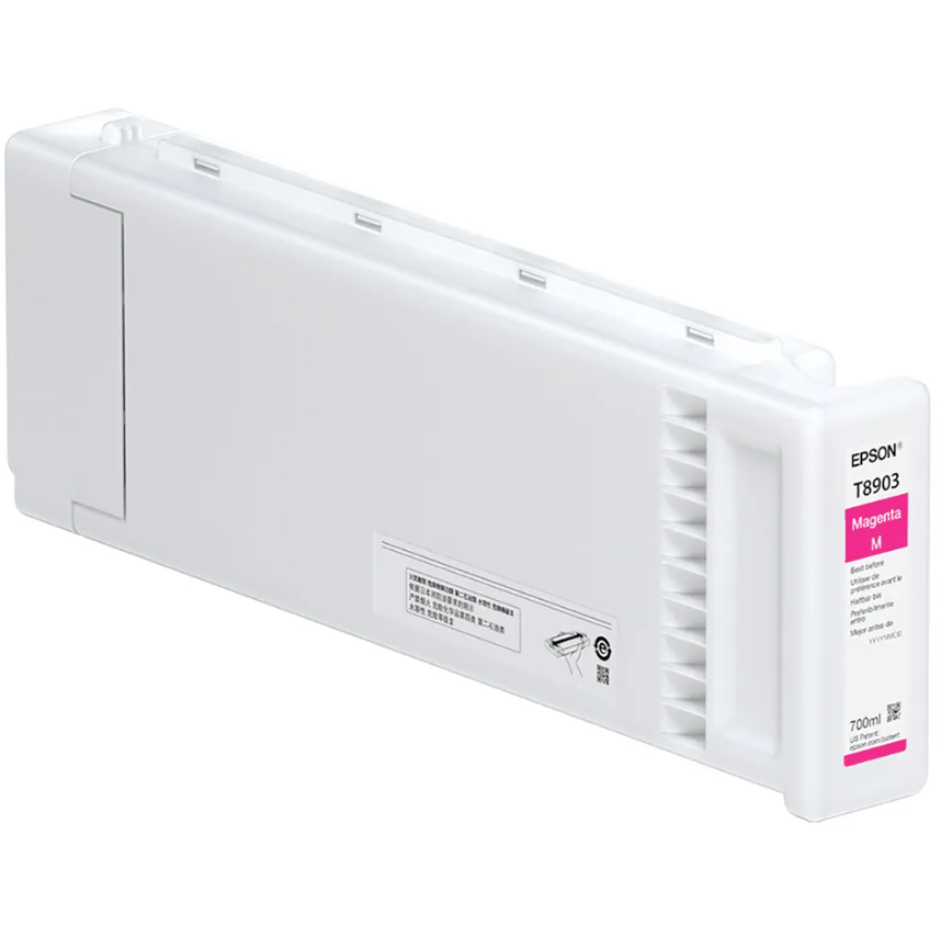 Epson ink cartridge on a white background