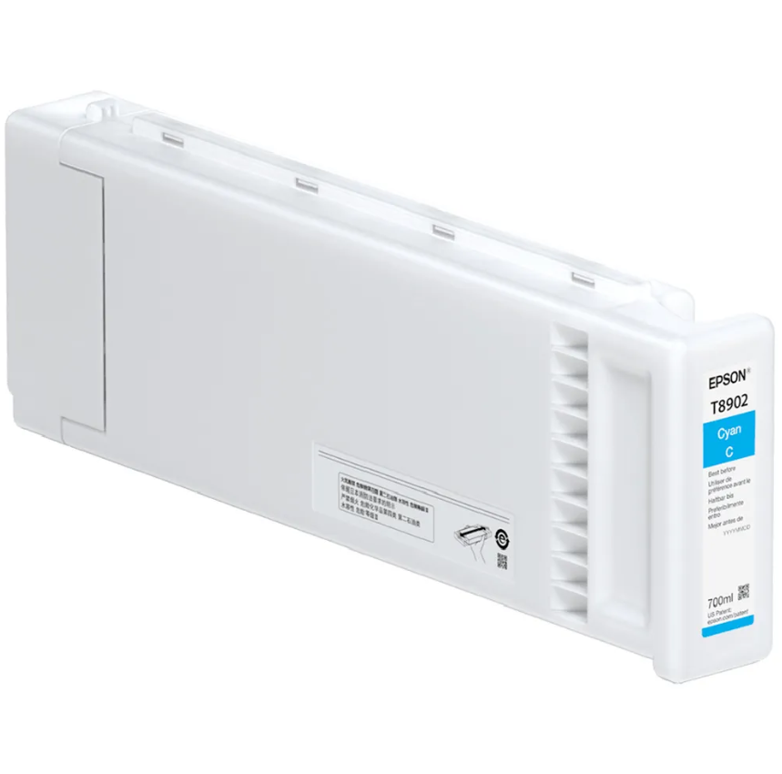 Epson ink cartridge on a white background