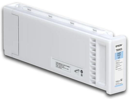 Epson printer ink cartridge on a white background