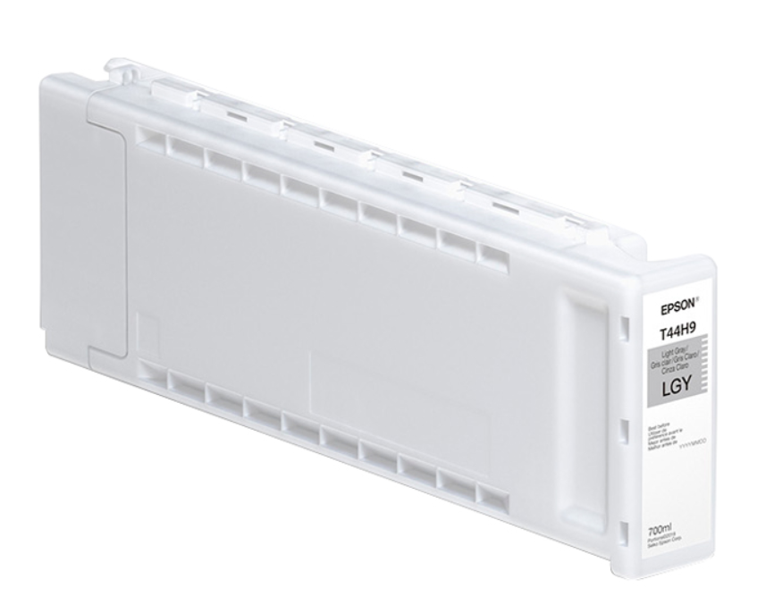 Epson ink cartridge on a white background