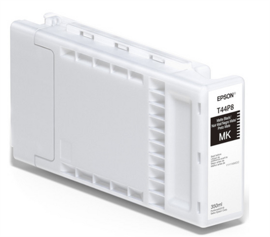 Epson ink cartridge on a white background