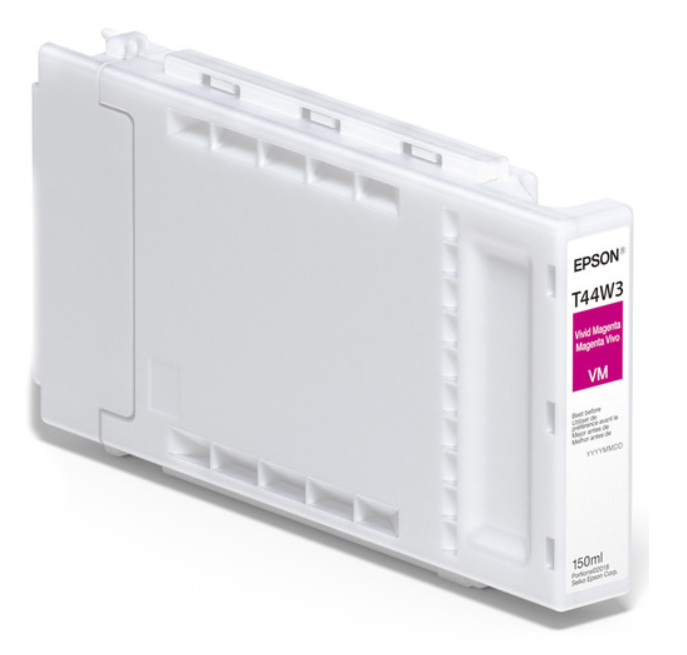 Epson ink cartridge on a white background
