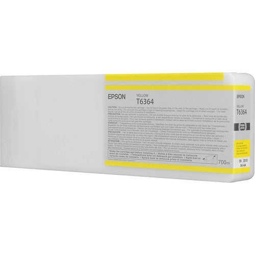 Epson yellow ink cartridge on a white background