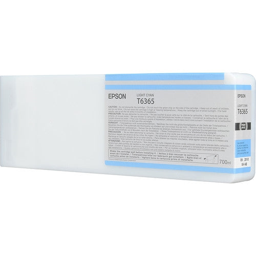 Epson light cyan ink cartridge on a white background