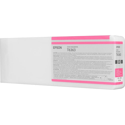 Epson Vivid Magenta ink cartridge on a white background