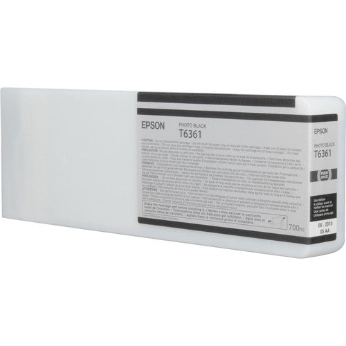 Epson photo black ink cartridge on a white background
