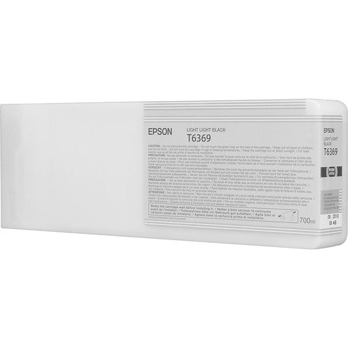 Epson light light black ink cartridge on a white background