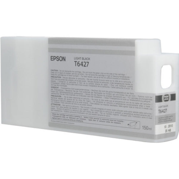 Epson T6427 light black ink cartridge packaging on a white background