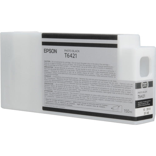 Epson photo black ink cartridge T6421 on a white background