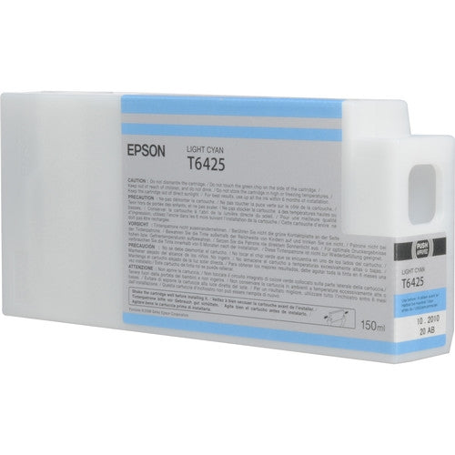 Epson light cyan ink cartridge packaging on a white background